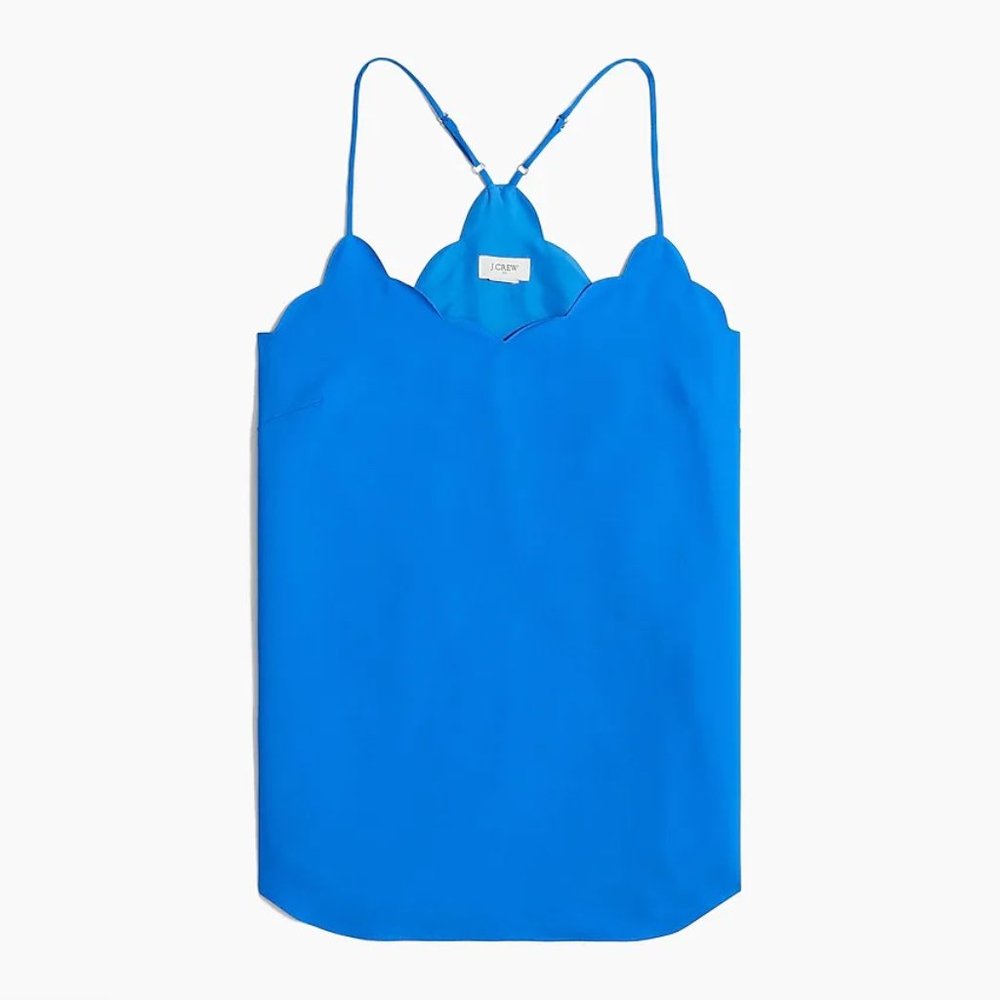 J. Crew Scalloped Cami Top